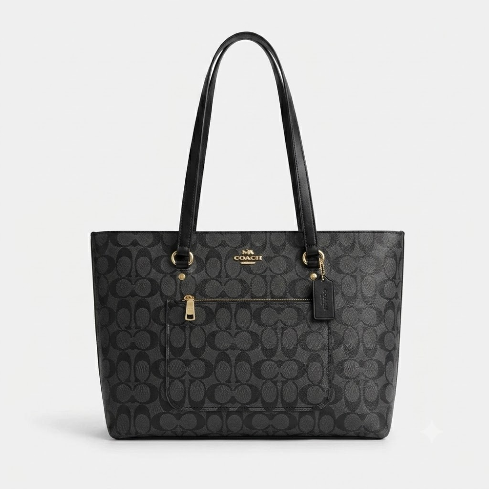 Coach Station Tote Bag In Signature Canvas