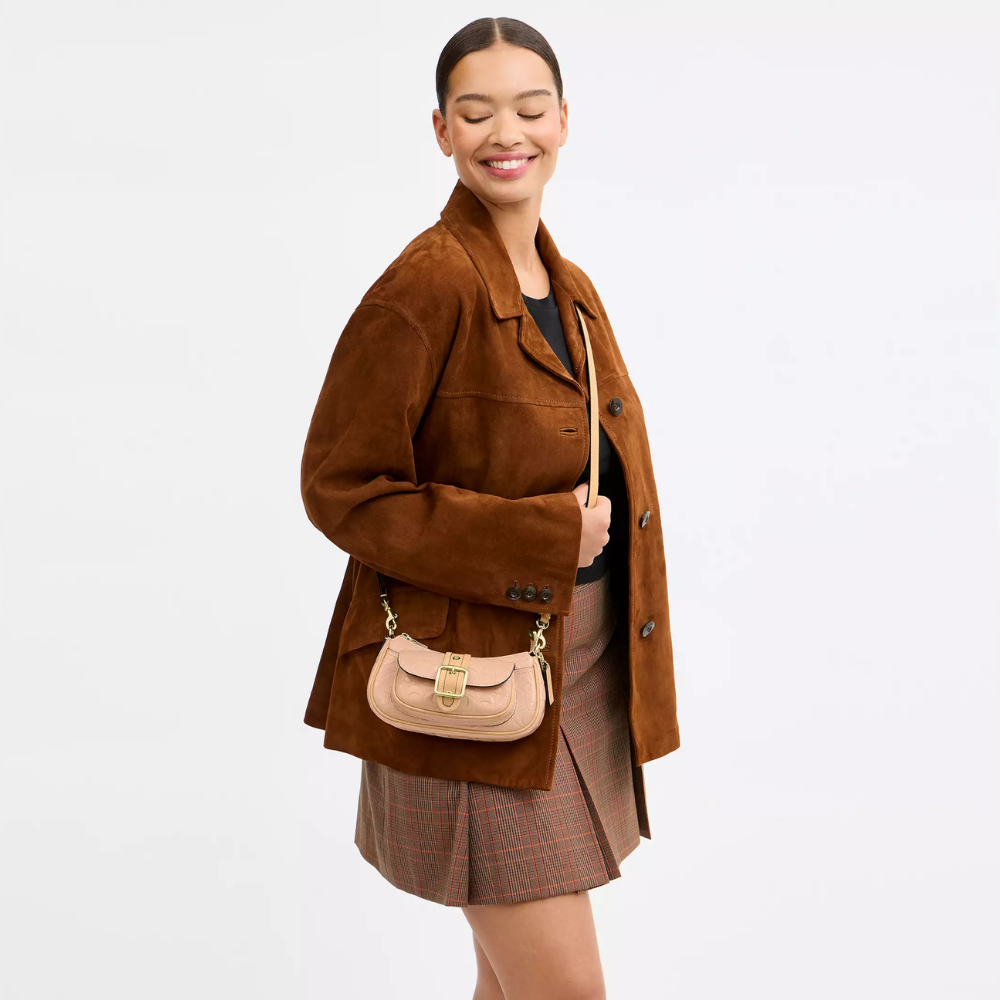 Coach Ashton Mini Shoulder Bag In Signature Leather