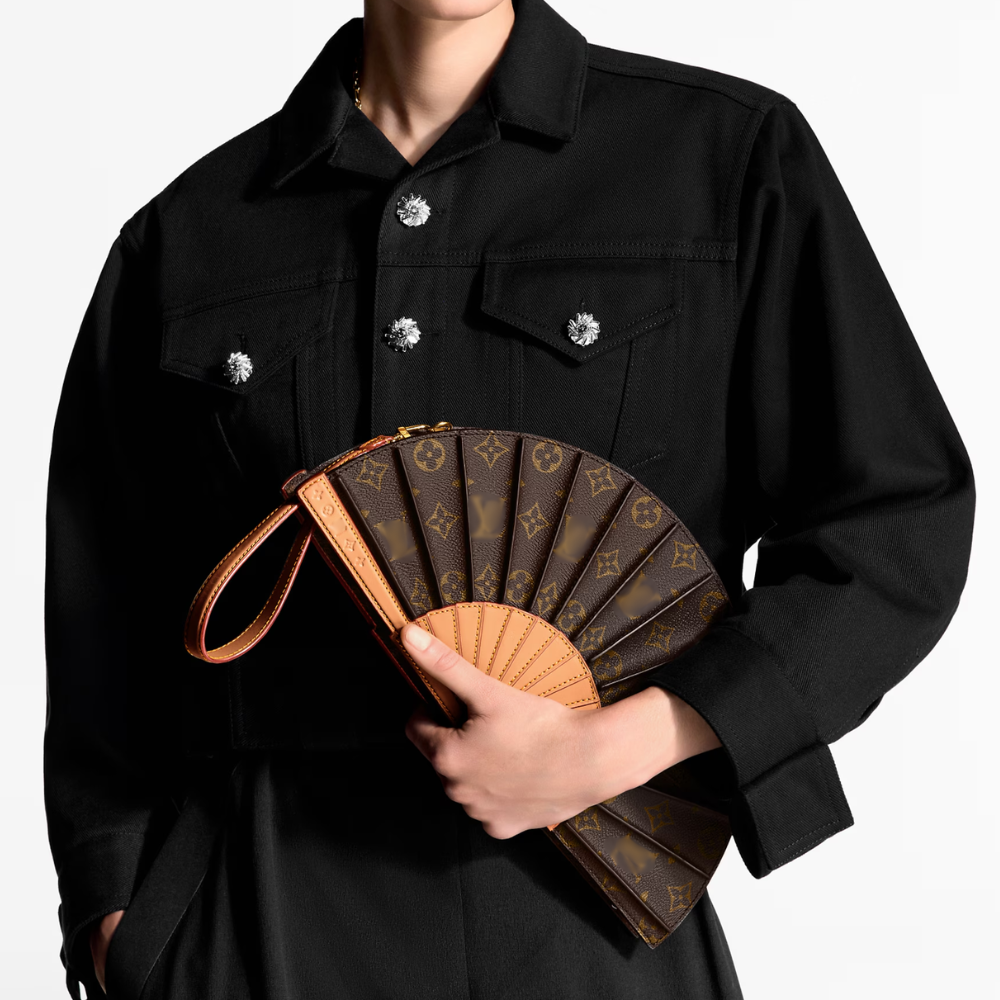 Sinclaire's Textured Fan Handbag