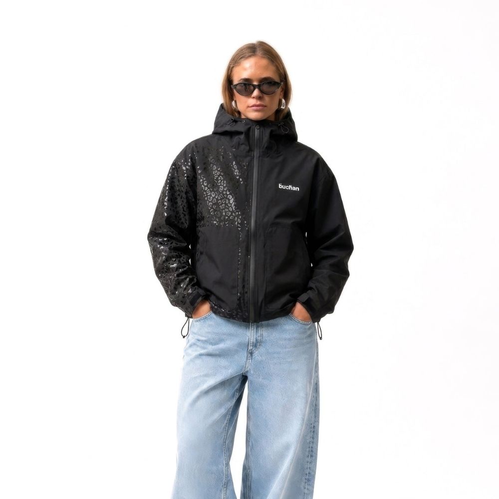 Water Reactive Cheetah Rain Jacket