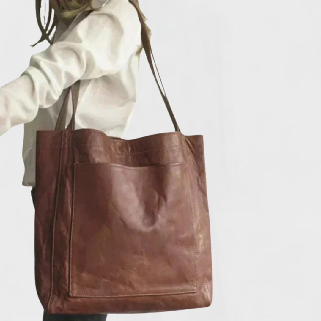 Women's Leather Shoulder Bag in Brown, Coffee or Black
