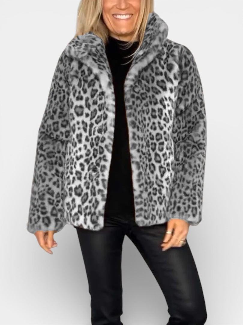 Women's Leopard Print Coat in Long or Short