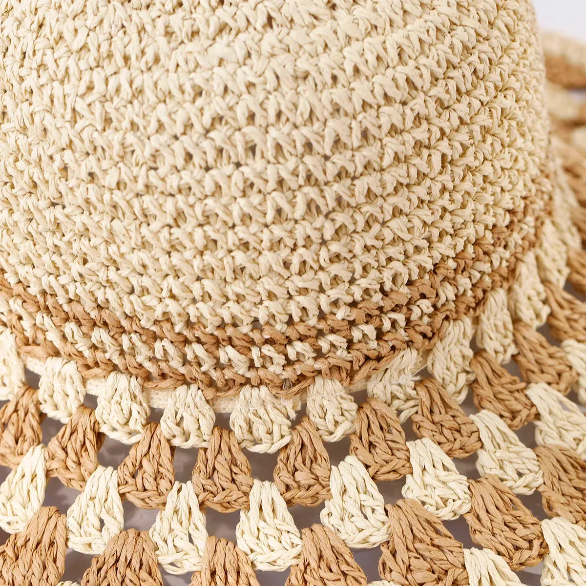 Crocheted boho women's hat – Soleil