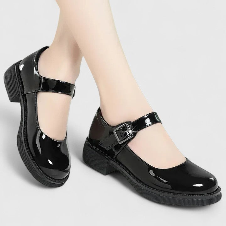 Women's Comfort Shoes in Black and Matte Black