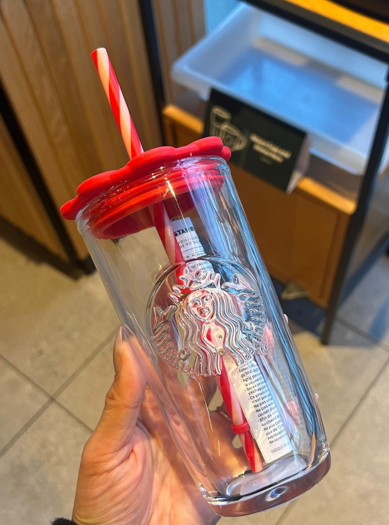 Valentines Glass Cold Cup