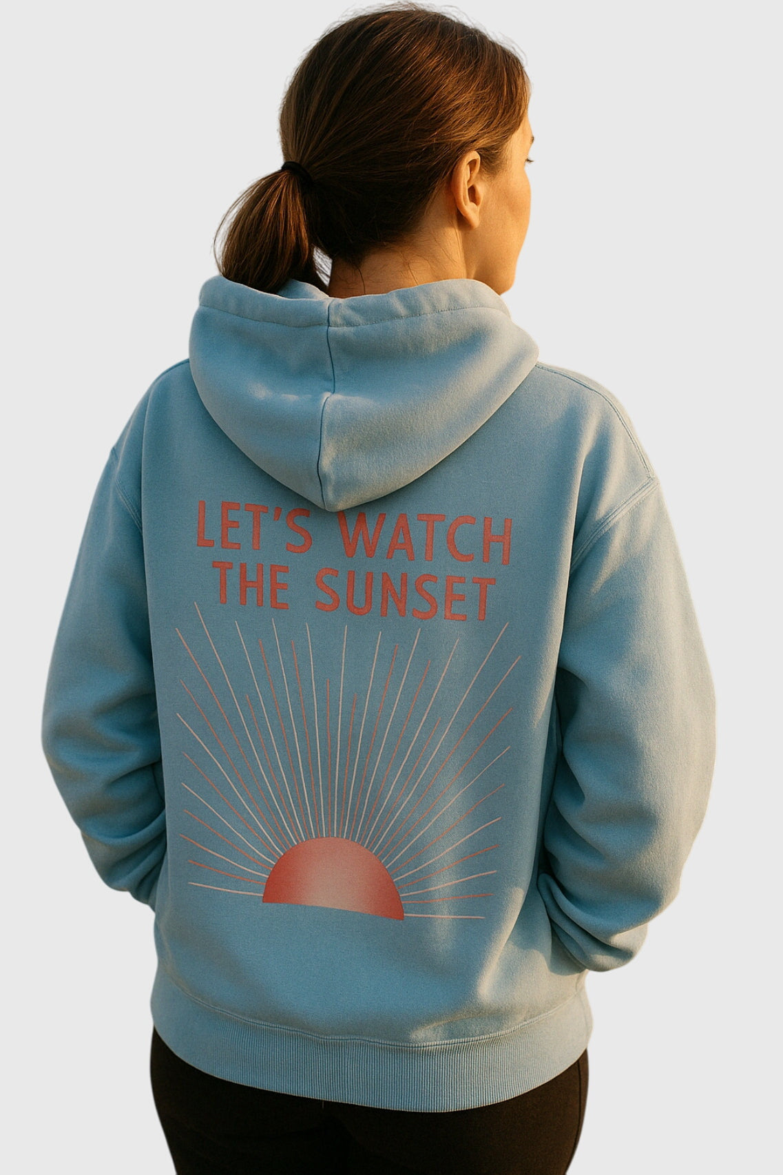 Women's Comfortable Hoodie in White, Pink or Blue