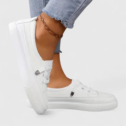 Women's Comfort Shoes in White, Black or Beige