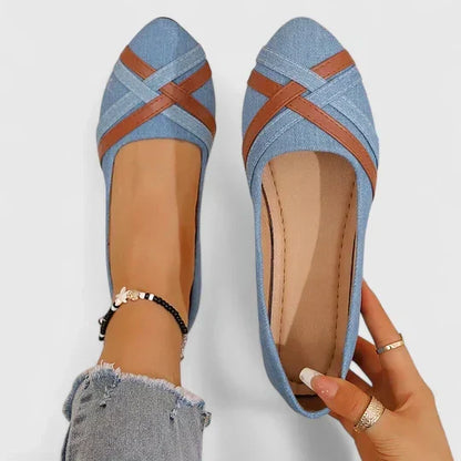 Women's Comfort Shoes in Two Blues and Black