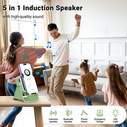 5-in-1 Induction Speaker & Charging Stand