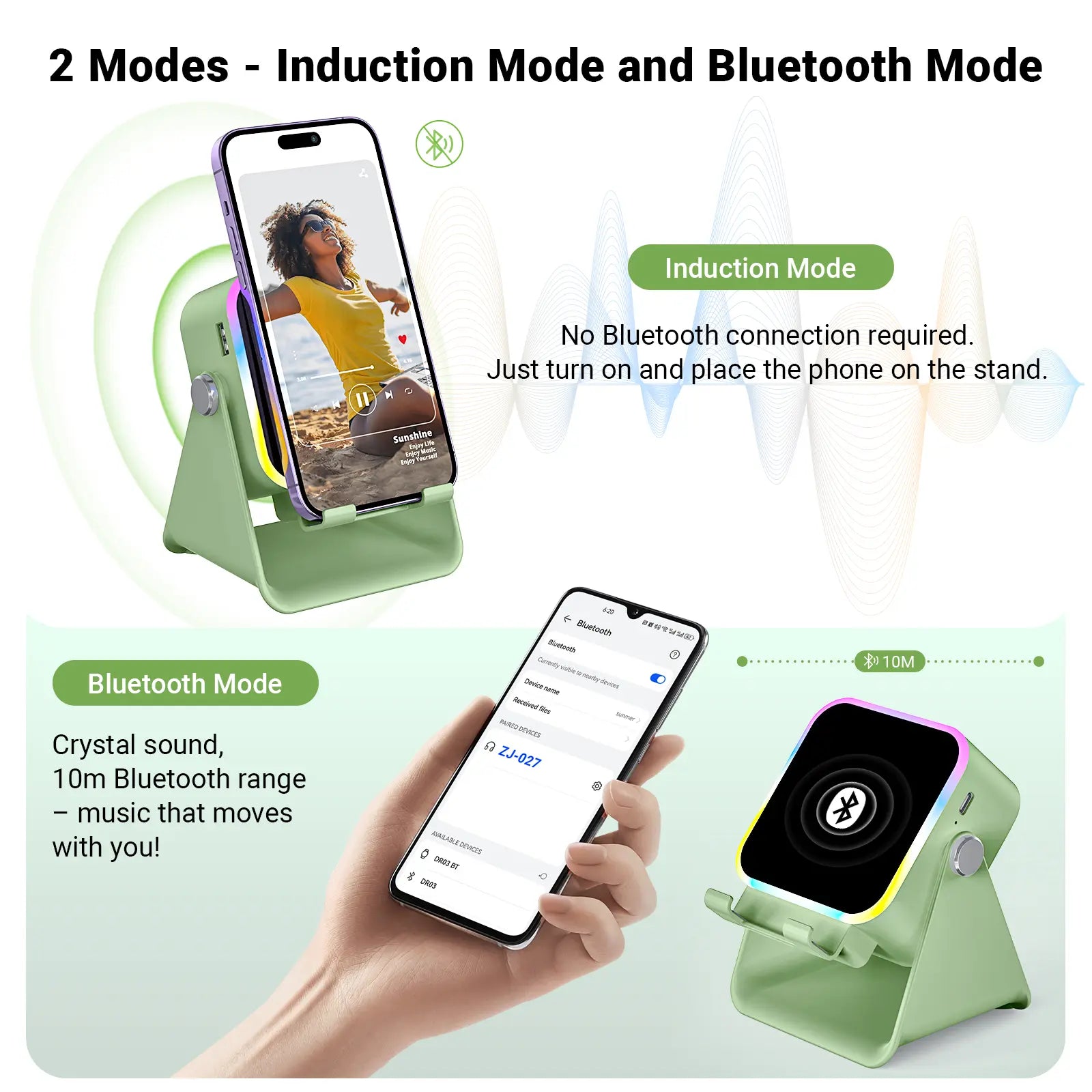 5-in-1 Induction Speaker & Charging Stand