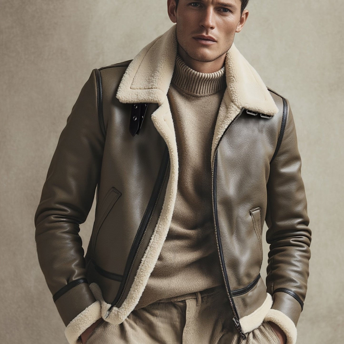 VANHOUTEN™ | WARM MOTORCYCLE JACKET FOR AUTUMN AND WINTER