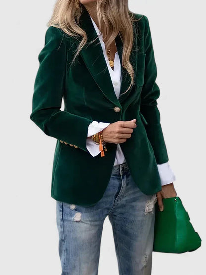 Women's Elegant Blazer in Four Bold Colors
