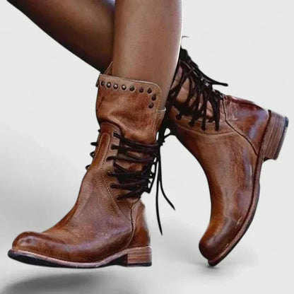Women's Elegant Boots in Brown, Black and Gray