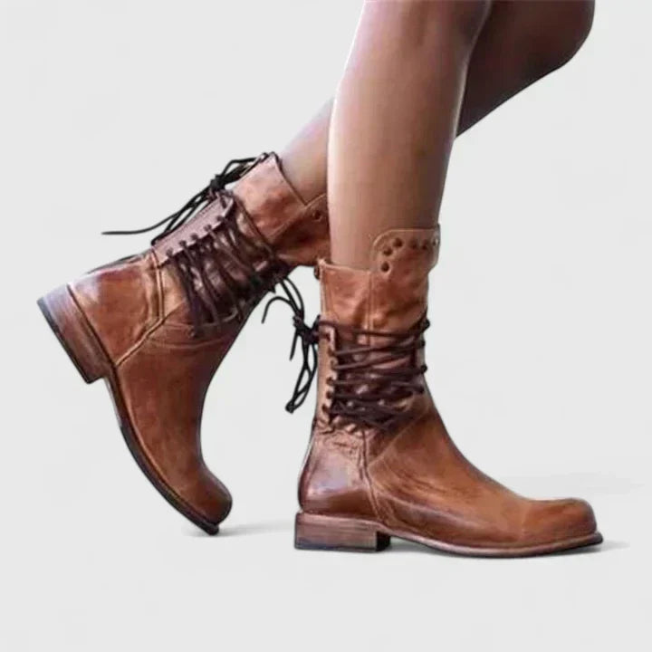 Women's Elegant Boots in Brown, Black and Gray