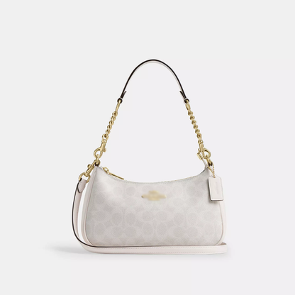 Sinclaire's Sand Teri Shoulder Bag In Signature Canvas
