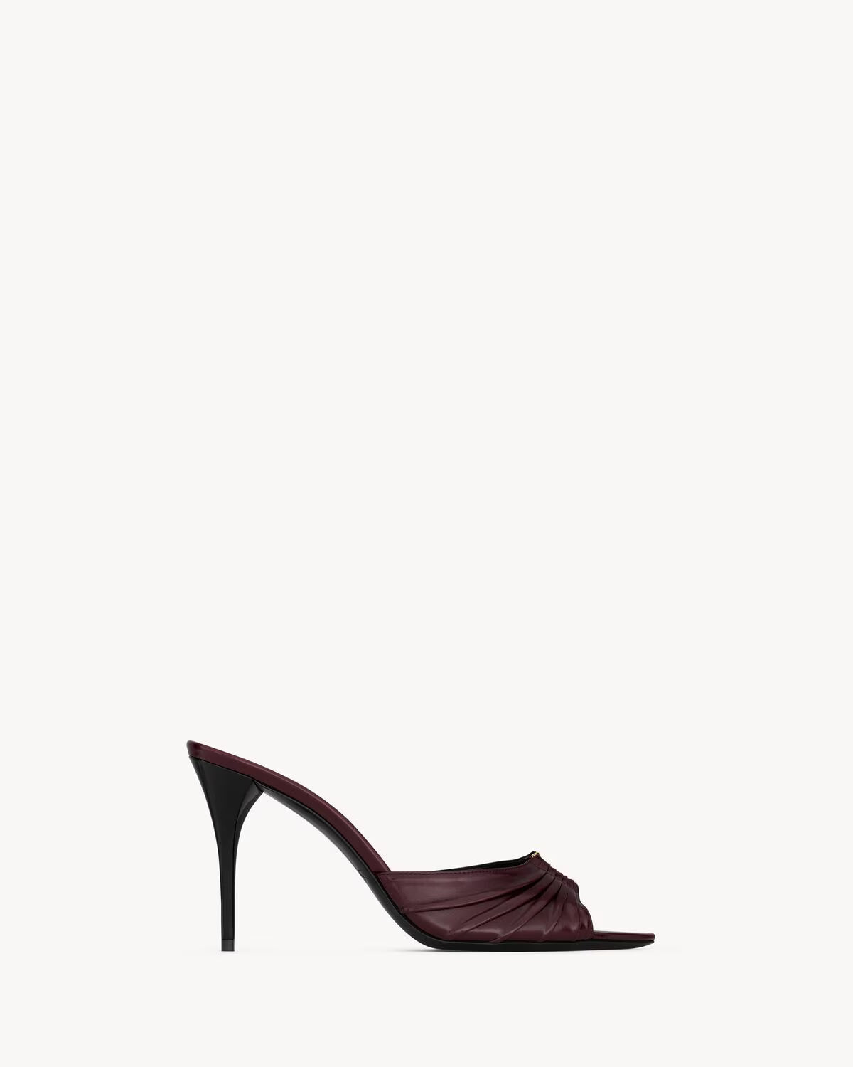 Saint Lauren BABYLONE mules in smooth leather