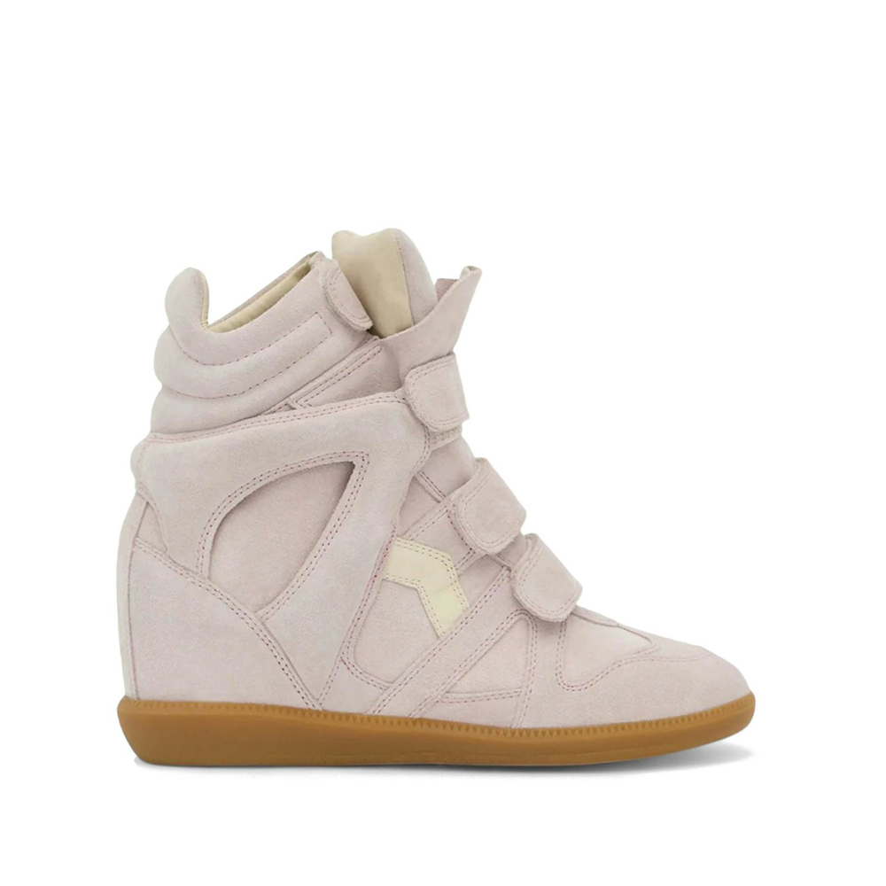 Isabel Marant Bekett Leather Wedge Sneakers