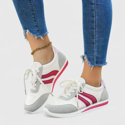 Women's Comfort Shoes in Red and Blue, US 5-11
