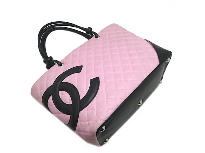 Chanel Cambon Pink Leather