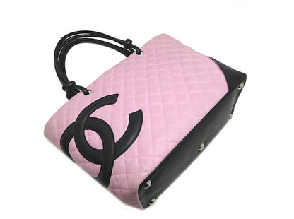 Chanel Cambon Pink Leather