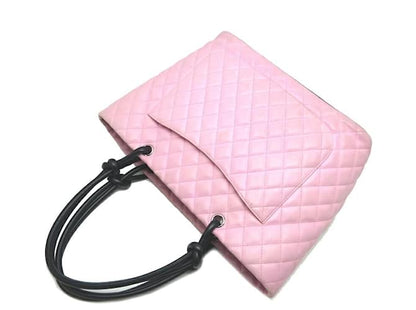 Chanel Cambon Pink Leather