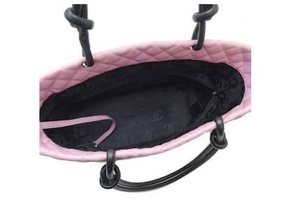 Chanel Cambon Pink Leather