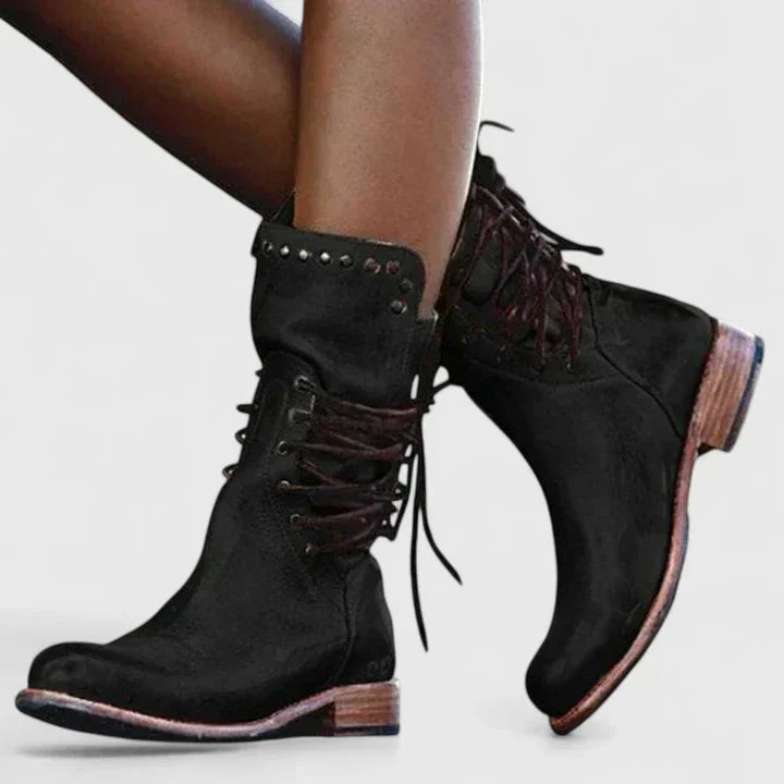 Women's Elegant Boots in Brown, Black and Gray