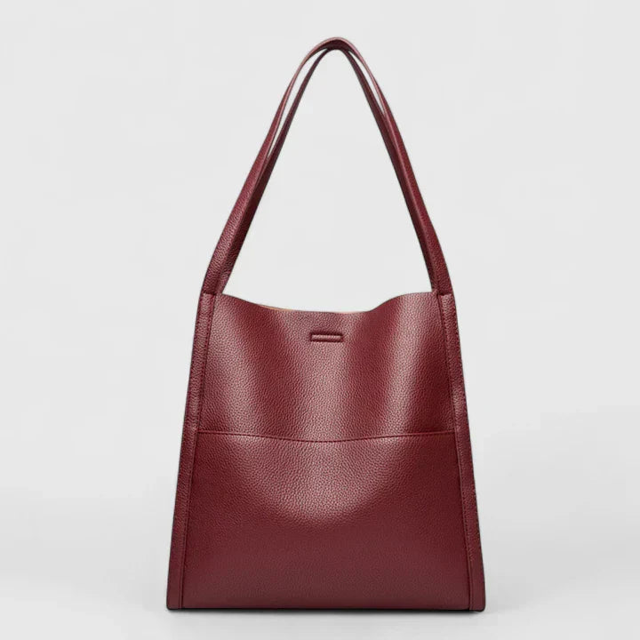 Women's Elegant Shoulder Bag in Gray or Red