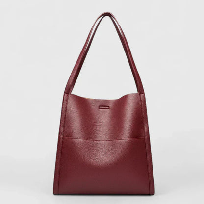 Women's Elegant Shoulder Bag in Gray or Red