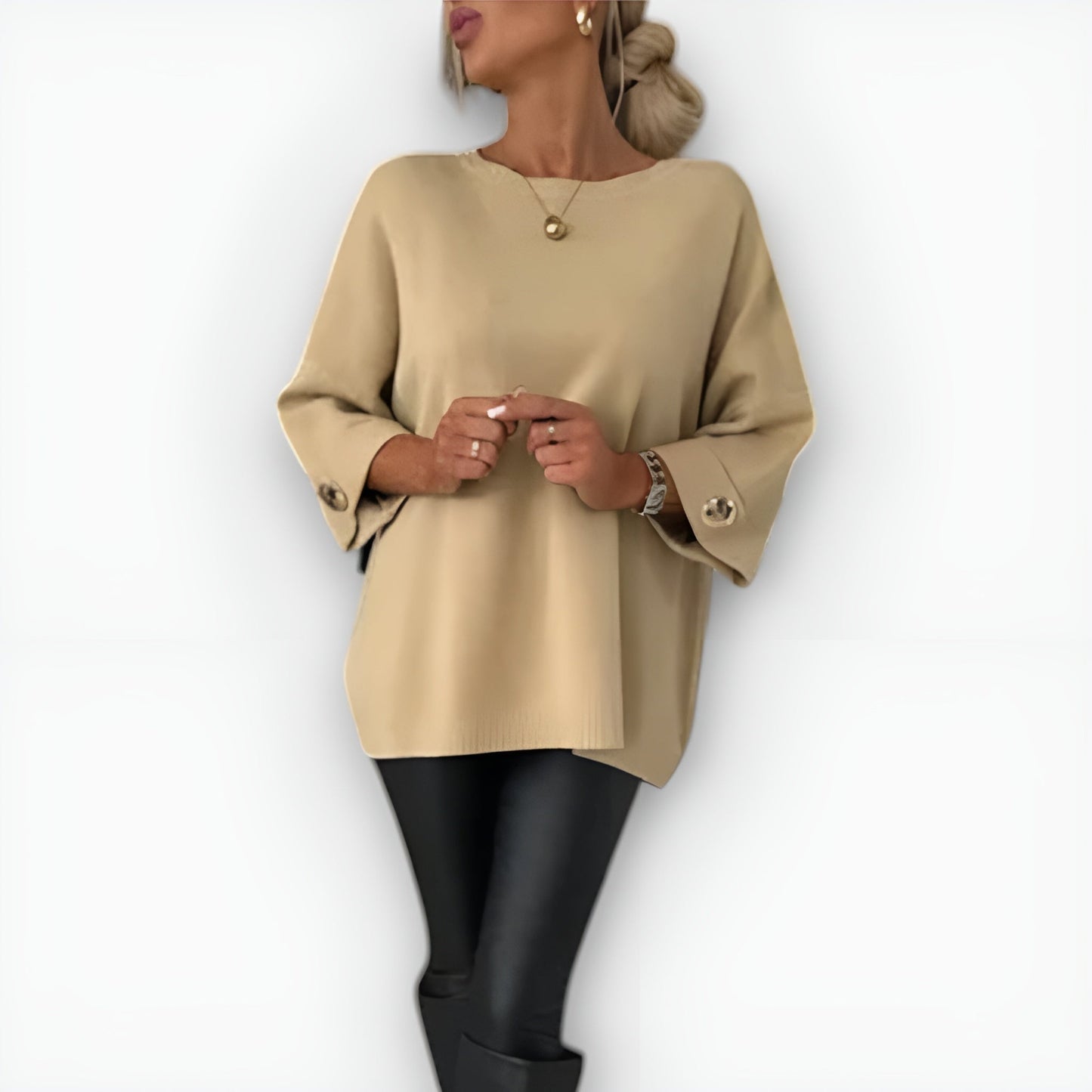Women's Elegant Sweater in Four Neutral Shades