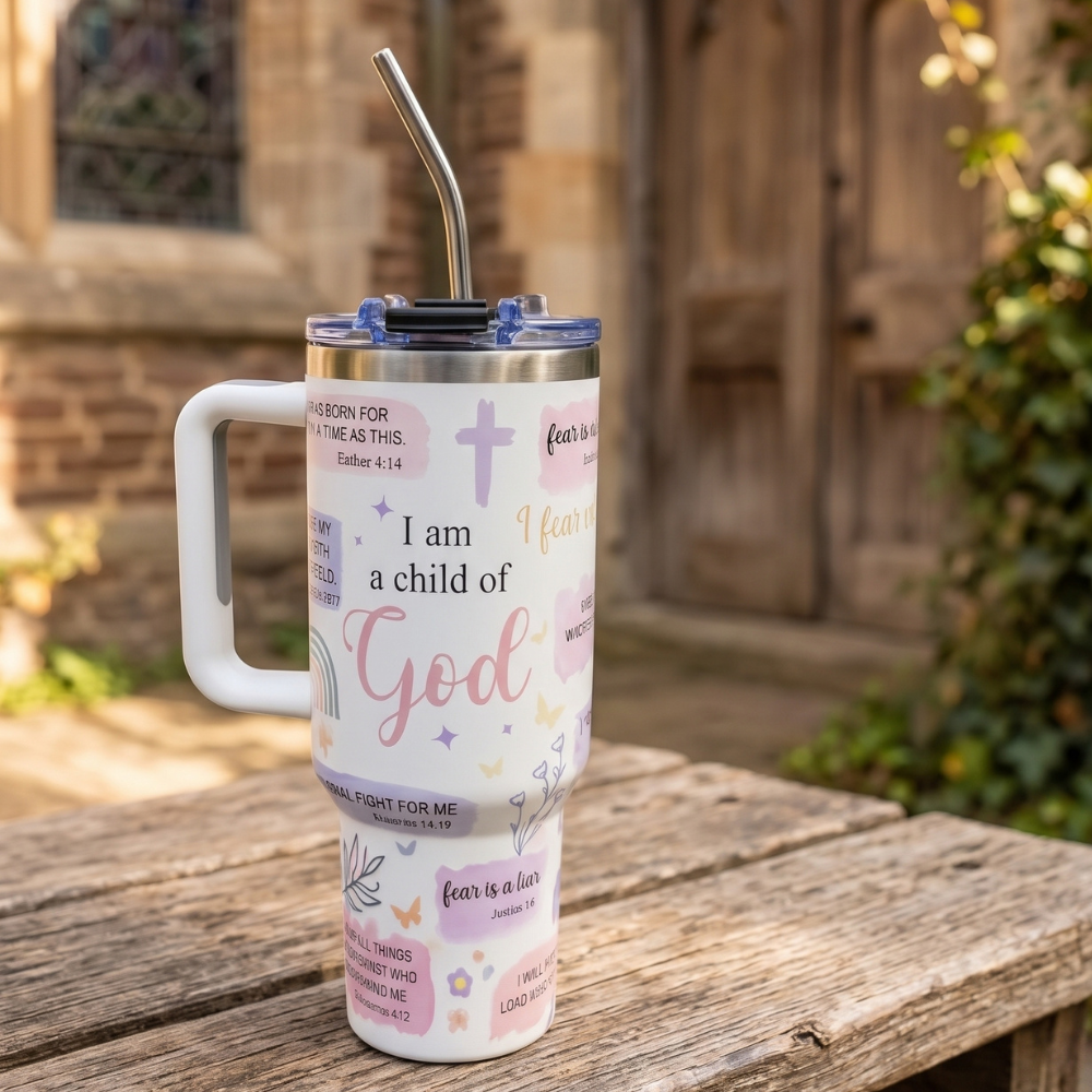 Inspirational Faith 40oz Tumbler