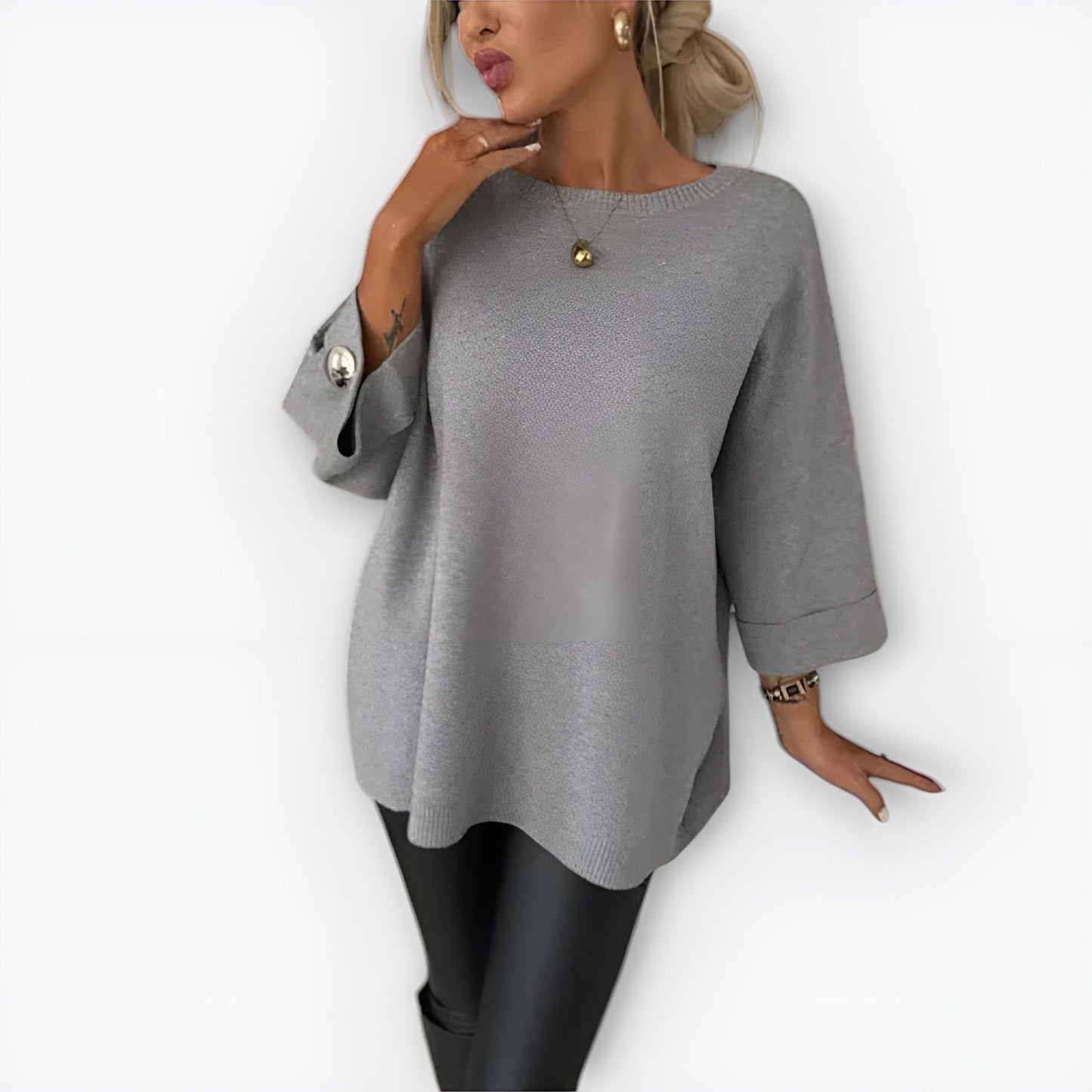 Women's Elegant Sweater in Four Neutral Shades
