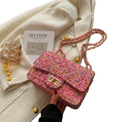 Women's Shoulder Bag in Pink, Black or White