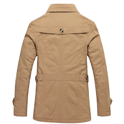 Étienne™ | Elegant Quilted Padded Trench Coat for Men