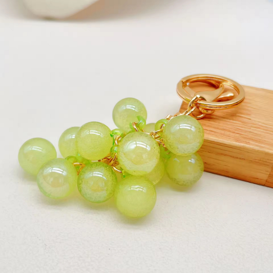 Bubble Jelly Grape Bag Charm (Gift Box Included)