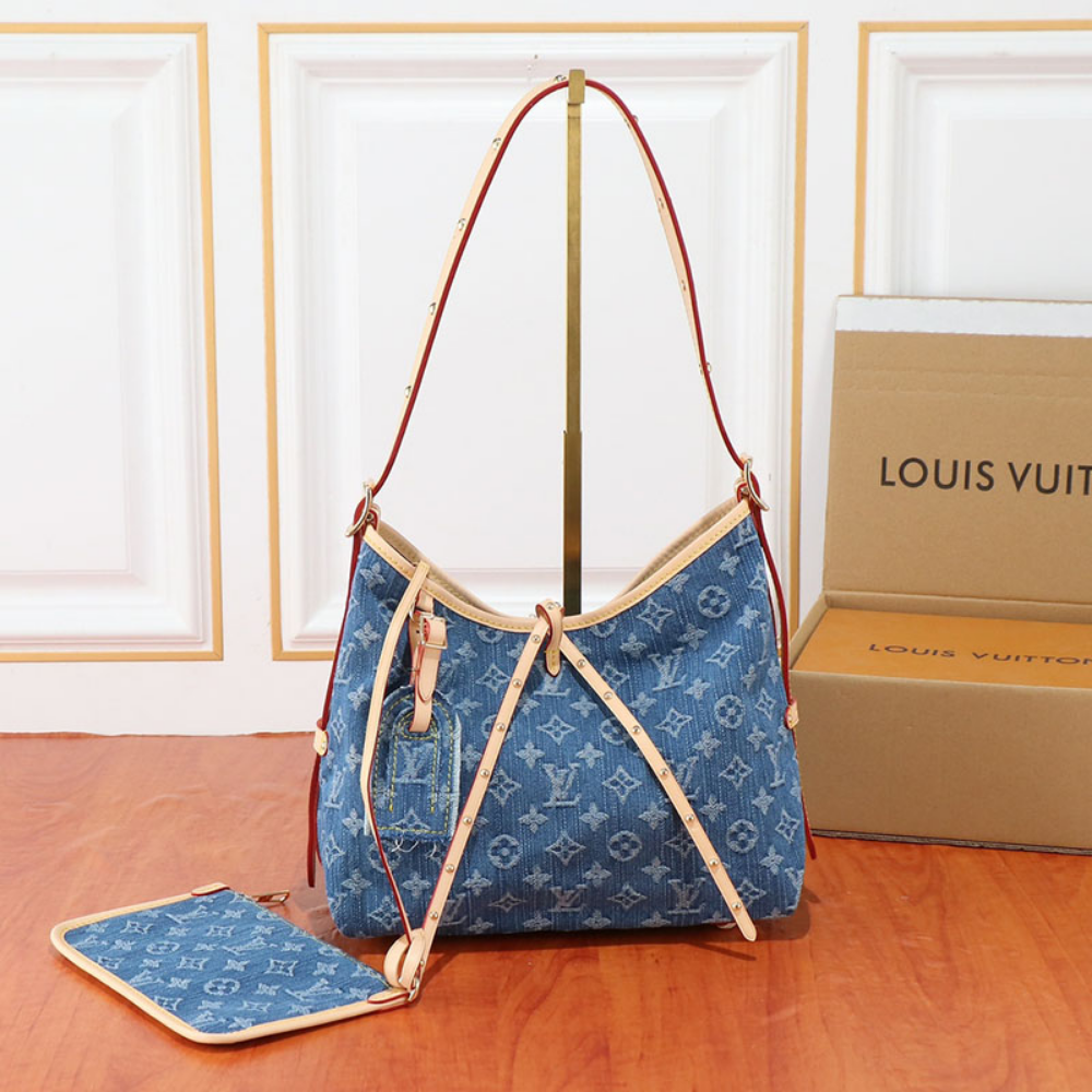 LV Carryall Denim Bag