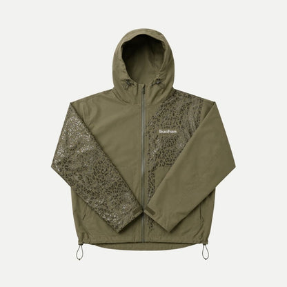 Water Reactive Cheetah Rain Jacket