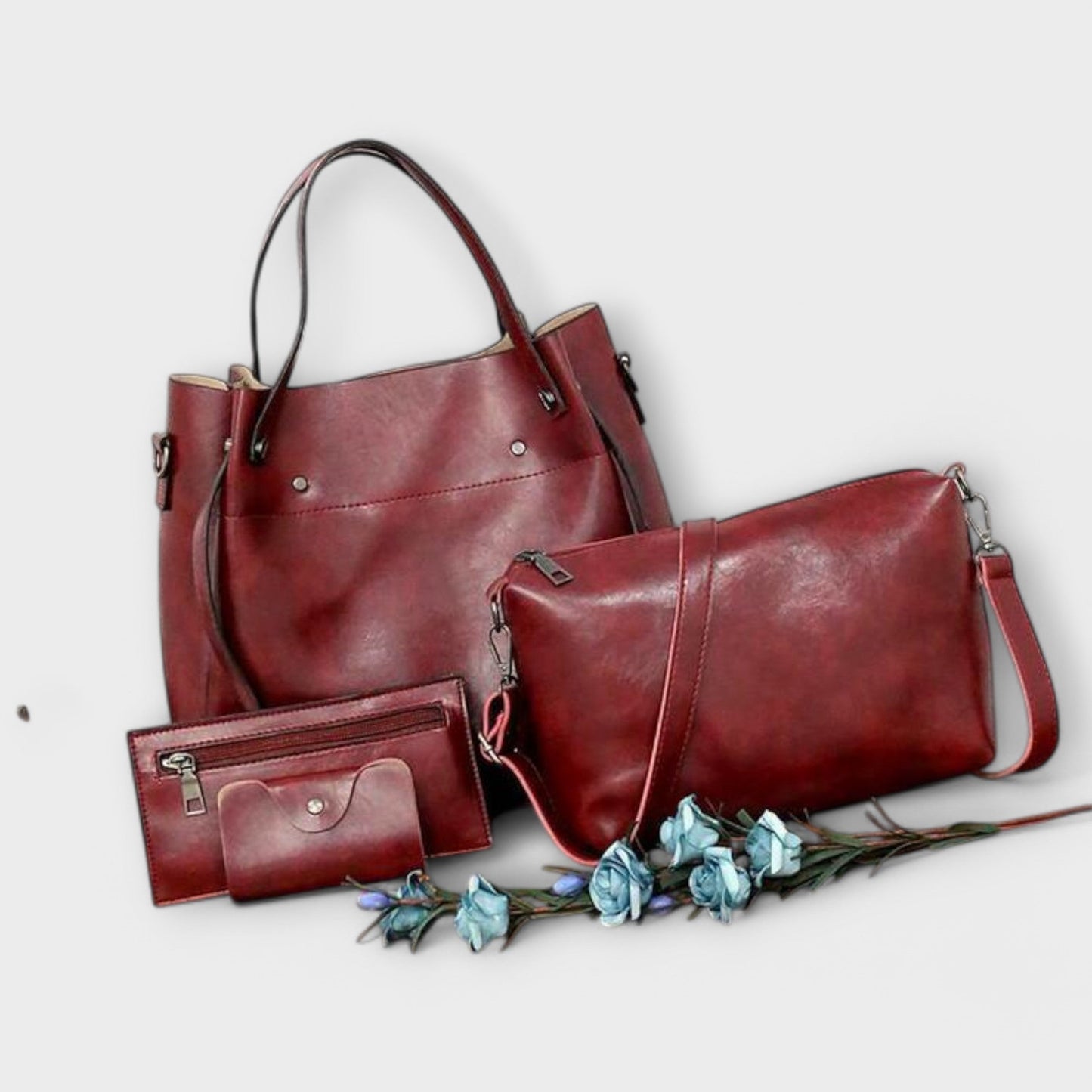 Women's 4-Piece Vintage Bag Set