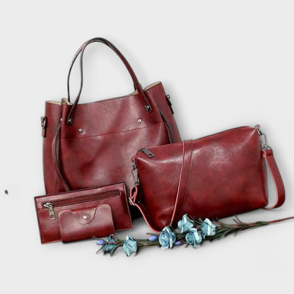 Women's 4-Piece Vintage Bag Set
