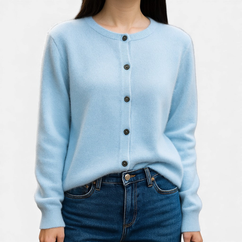 Women's Button-Up Sweater in Twelve Colors