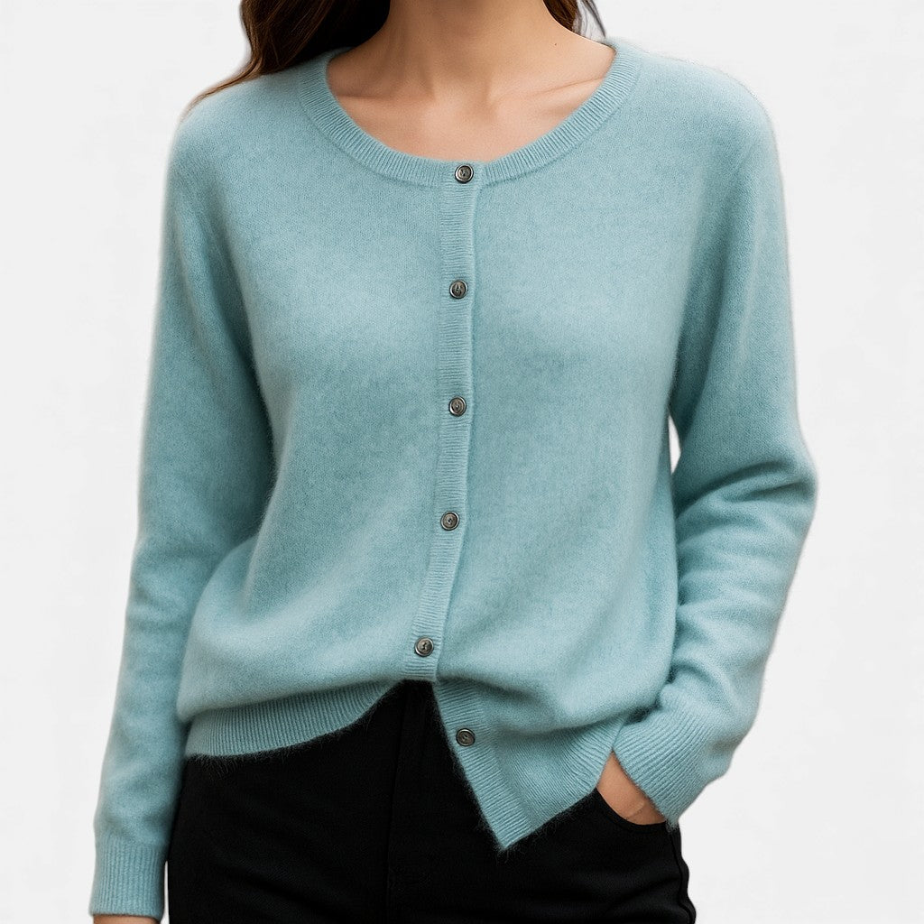 Women's Button-Up Sweater in Twelve Colors