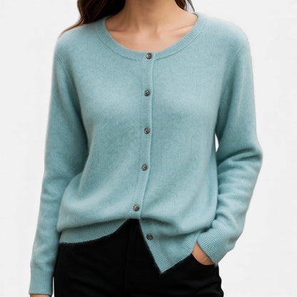 Women's Button-Up Sweater in Twelve Colors