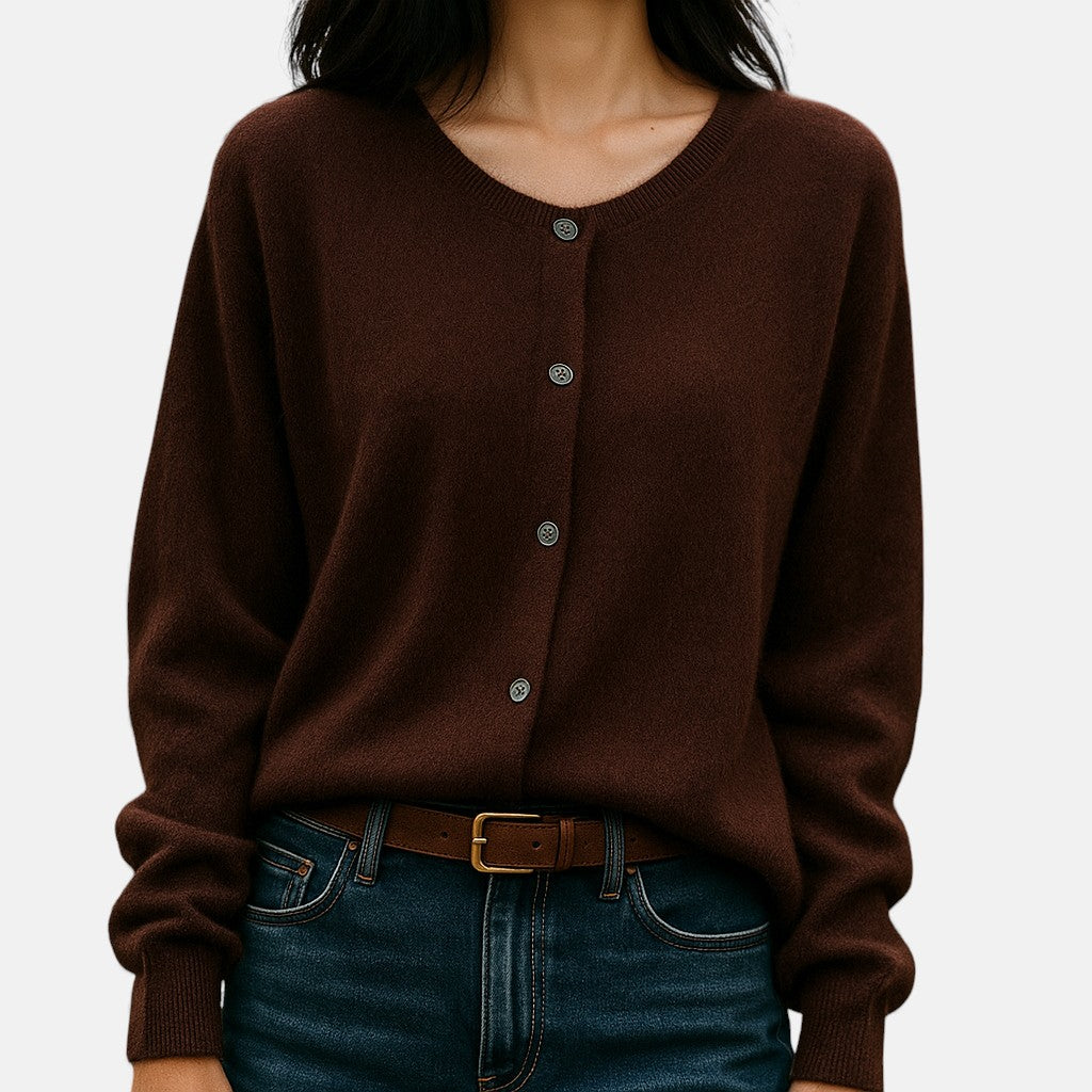 Women's Button-Up Sweater in Twelve Colors
