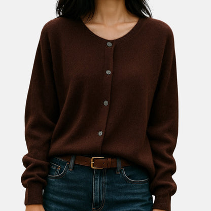 Women's Button-Up Sweater in Twelve Colors