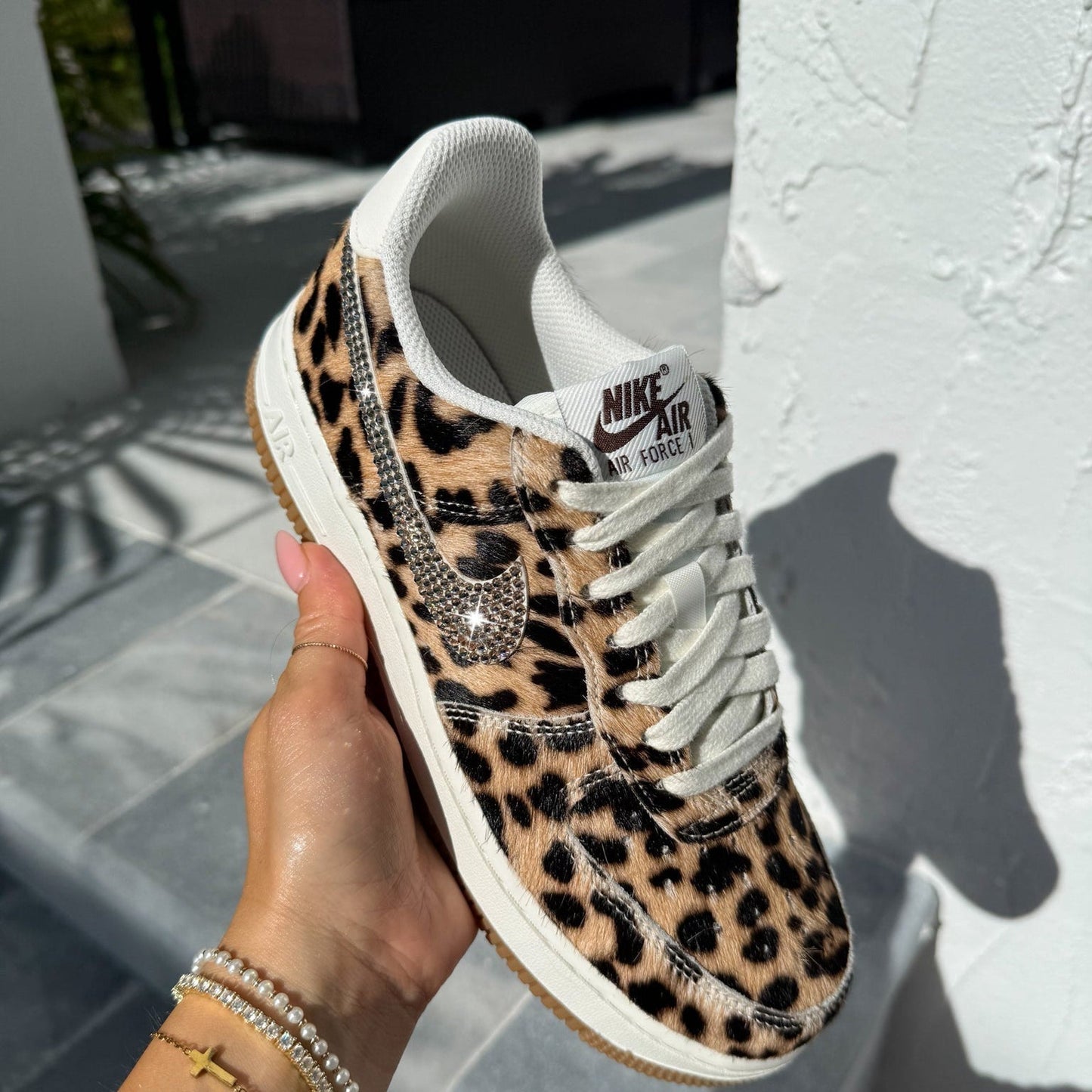 Swarovski X Nike Leopard Air Force 1