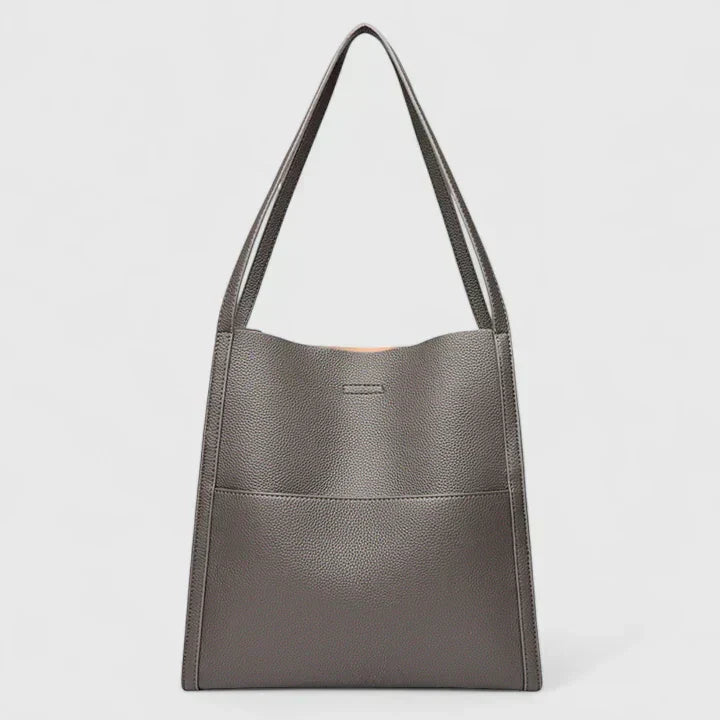 Women's Elegant Shoulder Bag in Gray or Red
