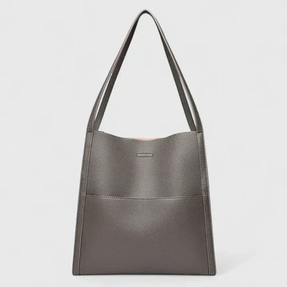 Women's Elegant Shoulder Bag in Gray or Red
