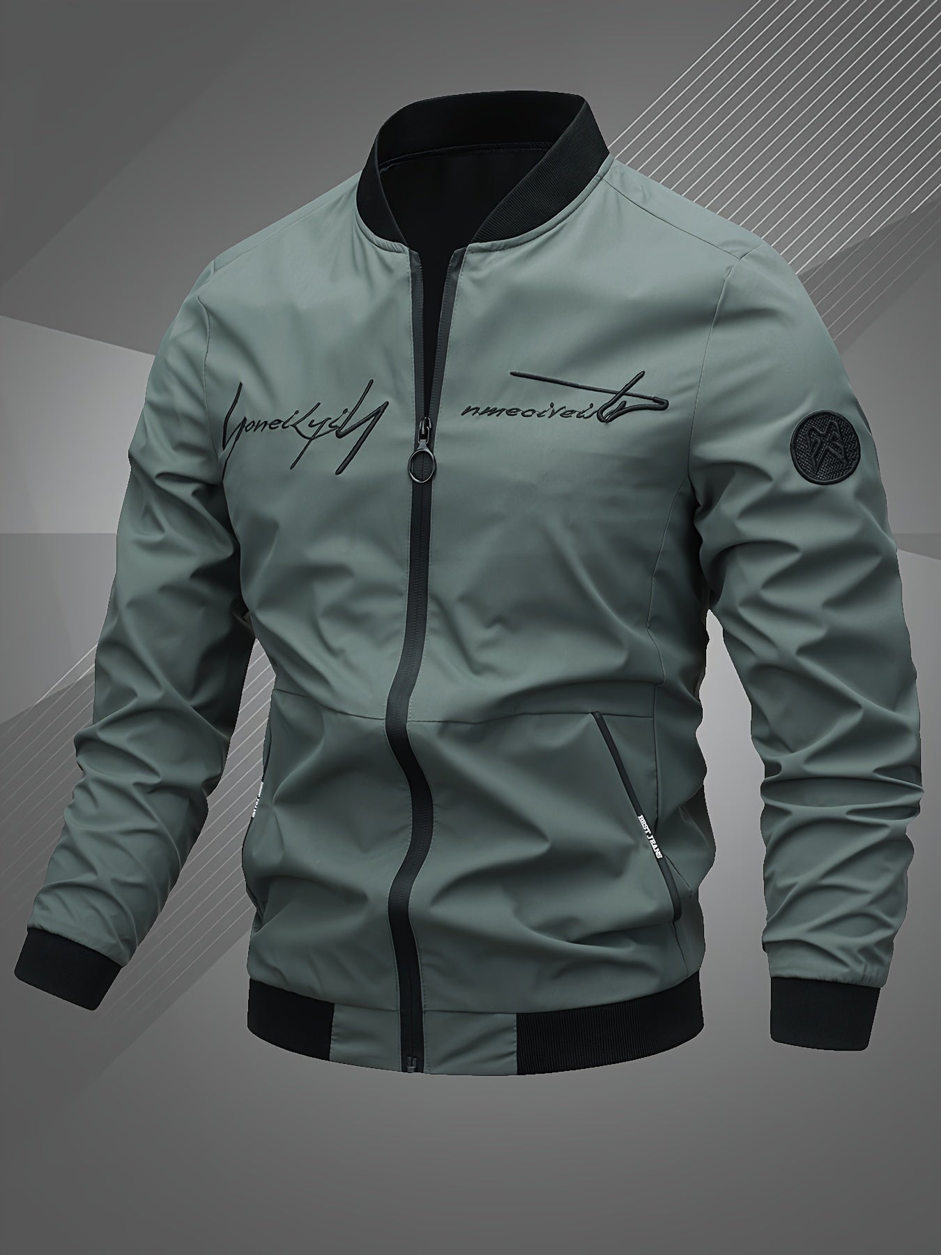 Harm™ | Casual Long Sleeve Bomber Jacket