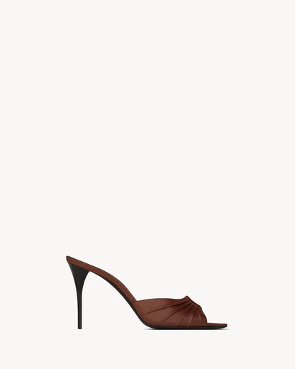 Saint Lauren BABYLONE mules in smooth leather