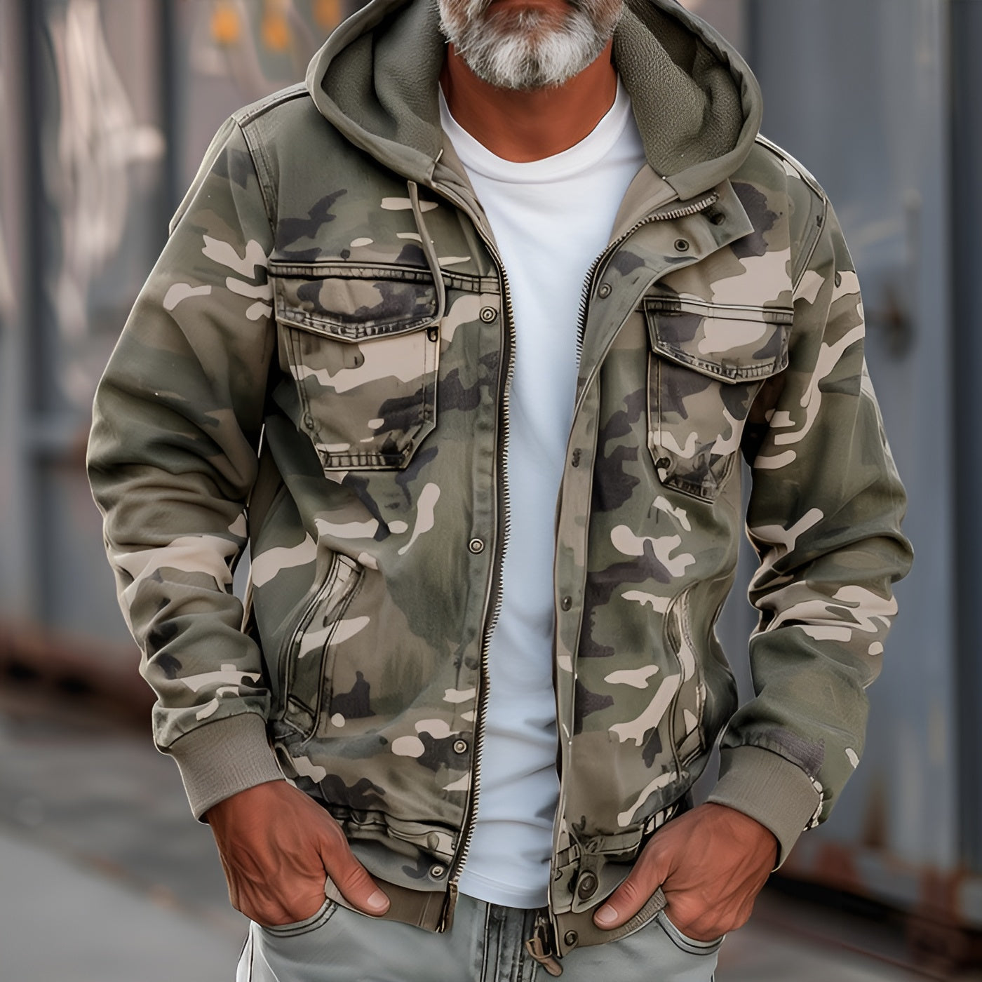 Sami™ | Camouflage Print Jacket
